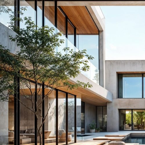 Proyecto Casa 1 estilo XXX. Chicureo, Santiago