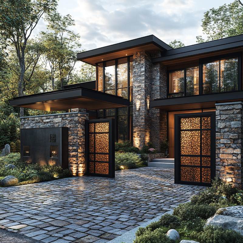 Proyecto Casa 1 estilo XXX. Lo Barnechea, Santiago